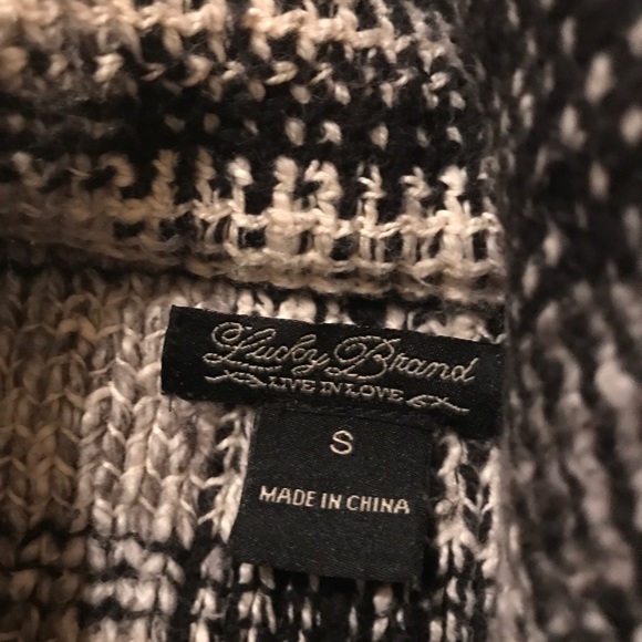 Lucky brand tweed-ish asymmetrical jacket - Picture 2 of 5